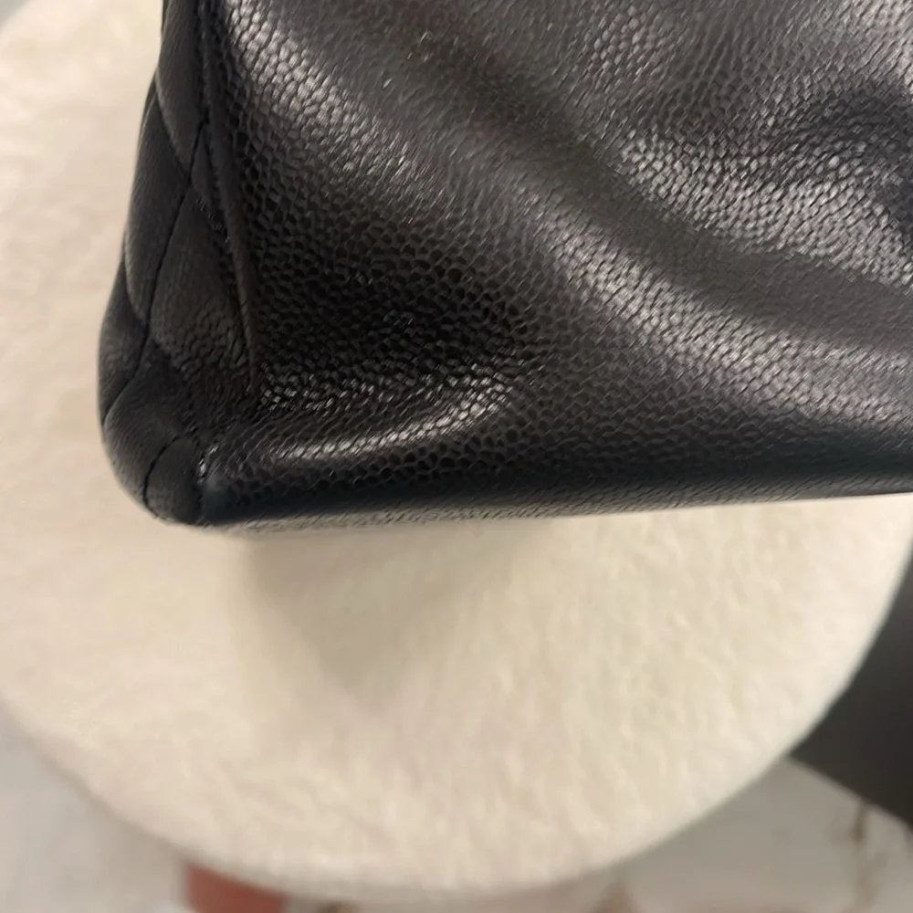 Chanel Grande Tote bag- black with silver hardware - Picture 3 of 12